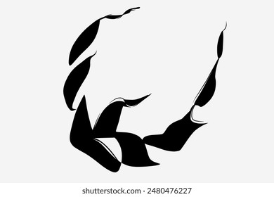 Outline Free Shape Doodle Vector Image