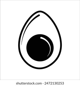 Icono de Ilustración vectorial de huevo frito