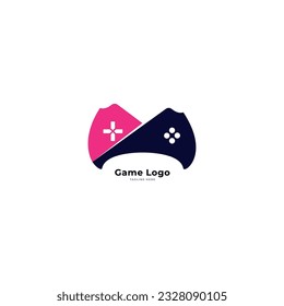 outline game logo vector template.