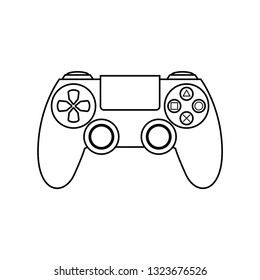 Outline gamepad. Gamepad illustration for web, mobile apps, design. Vector illustration.