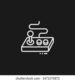 Outline gamepad vector icon. Gamepad illustration for web, mobile apps, design. Gamepad vector symbol.