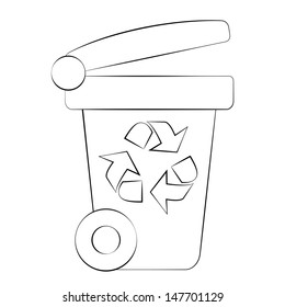 24,416 Bin outline Images, Stock Photos & Vectors | Shutterstock