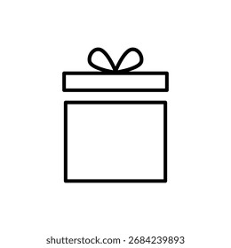 Diseño de la caja de regalo aislado en el fondo blanco
