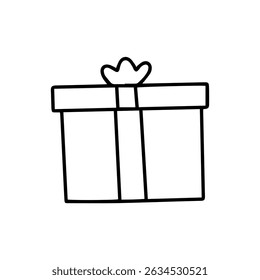 Outline global globe, giftbox, icecream, cheese icon element