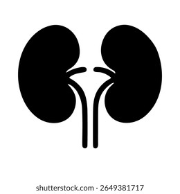Esquema del Vector del icono del palo de golf 