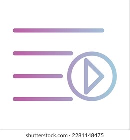 OutLine Gradient Icon Logo-Illustration Vektor Isolate, Netzwerk- und Technologie-Symbol - Set.Geeignet für Webdesign,Logo,App