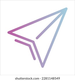 OutLine Gradient Icon Logo Ilustration Vektor Isolate, Networking and Technology Icon - Set.Suitable for web Design,Logo,App