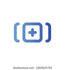 OutLine Gradient Icon Logo-Illustration Vektor Isolate, Benutzeroberfläche Symbol - Set.Geeignet für Web Design,Logo,App