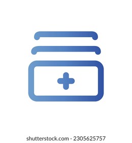 OutLine Gradient Icon Logo Ilustration Vektor Isolate, User Interface Icon - Set.Suitable for web Design,Logo,App