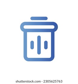 OutLine Gradient Icon Logo-Illustration Vektor Isolate, Benutzeroberfläche Symbol - Set.Geeignet für Web Design,Logo,App