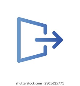OutLine Gradient Icon Logo Ilustration Vektor Isolate, User Interface Icon - Set.Suitable for web Design,Logo,App