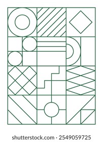Esquema de fondo abstracto verde blanco