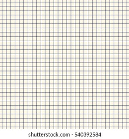 Outline grid geometric abstract background. Seamless pattern with check ornament. Square lined motif. Graph surface for scrapbook paper, textile print, page fill. Vector illustration