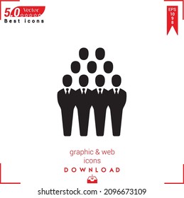 Icono de grupo de esquema. vector de icono de grupo aislado en fondo blanco. Diseño gráfico, diseño de material, iconos de Best sellers 2022, aplicación móvil, diseño de UI UX, vector de formato EPS 10