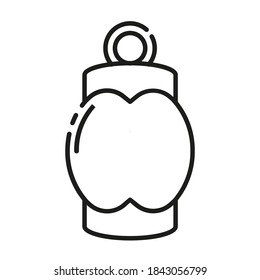 outline halloween icon vector design lantern, suitable for icons, illustration, backgrounds, stickers, covers, banners