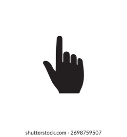 "Contorno de um ponteiro que simboliza a interação ou o clique do usuário."