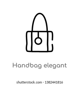 Handbag Outline Images, Stock Photos & Vectors | Shutterstock