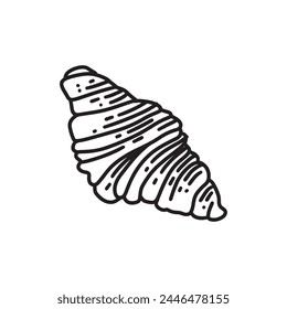 Outline Handdrawn Mexican cuisine illustration Line Art Cartoon