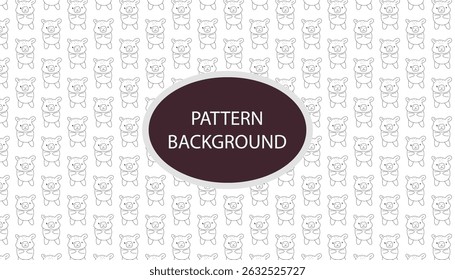 Outline happy capybaras gesture pattern