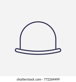 Outline hat icon illustration vector symbol