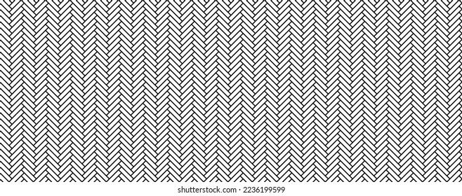outline herringbone parquet seamless pattern