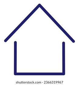 Outline home line icons isolated on a white background. House icons sign  Eps 10. Vector illustration.