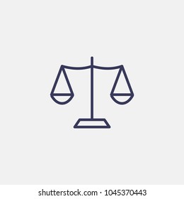Outline honesty  icon illustration vector symbol