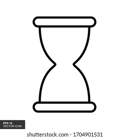Rahmenglas-Symbol, einzeln auf weißem Hintergrund.