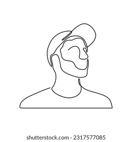 a outline human graphic conceptual draw