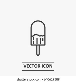 Outline ice cream  icon illustration vector symbol