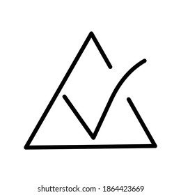 Outline Icon of Approve. Elements For Mobile Concept And Web Apps. Thin Line Vector Icons For Website Design And Development, App Development. Premium Quality