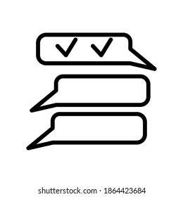 Icono de esquema de aprobación. Elementos Para Concepto Móvil Y Aplicaciones Web. Iconos De Vector De Línea Delgada Para Diseño Y Desarrollo De Sitios Web, Desarrollo De Aplicaciones. Calidad premium