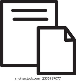 outline icon author clipboard text
