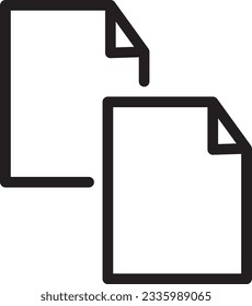 outline icon author copy text