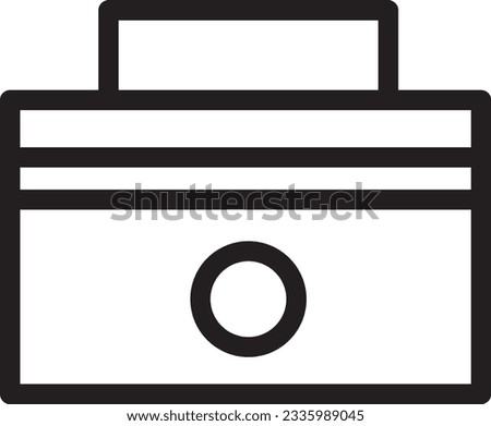 outline icon bag handbag suitcase