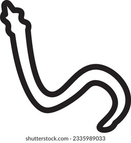 Umriss-Ikone-Köderschlucker