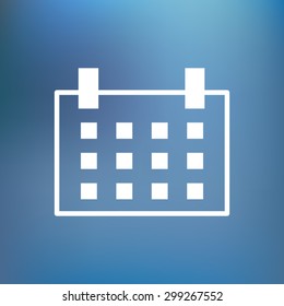 outline icon calendar