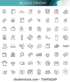 Outline icon collection - Black Friday Big Sale