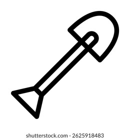 Outline icon of farm or rural activity