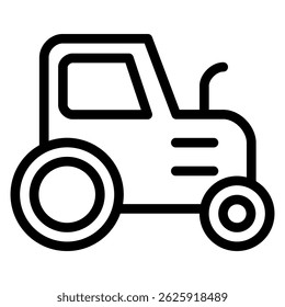 Outline icon of farm or rural activity