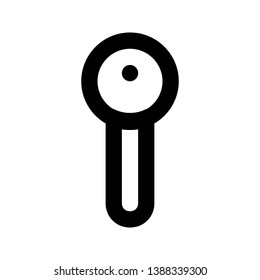 outline icon for a key