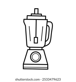 Outline icon of a kitchen set