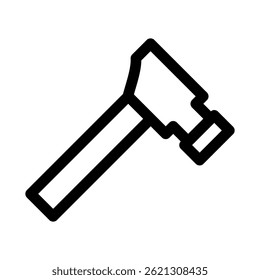 Outline icon of labor tools in variety job