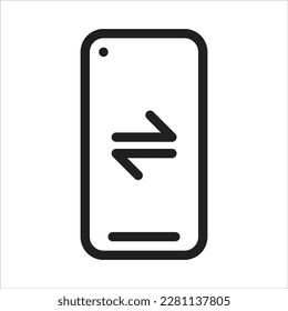OutLine Icon Logo Ilustration Vektor Isolate, Networking and Technology Icon - Set.Suitable for web Design,Logo,App