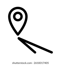 outline icon of a package or delivery