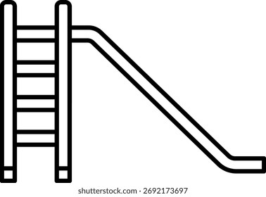 Ícone de Contorno de um Slide do Playground