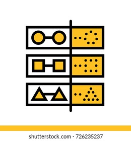 Outline Icon Prediction Model. Data Science Technology And Machine Learning Process. Suitable For Print, Website And Presentation