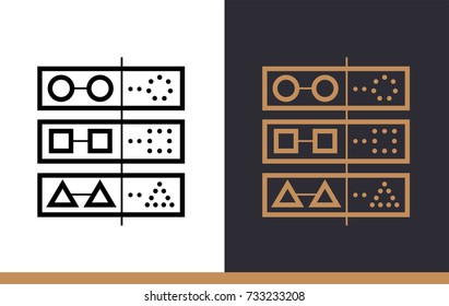 Outline Icon Prediction Model. Data Science Technology And Machine Learning Process. Suitable For Print, Website And Presentation