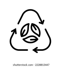 Outline Icon of Save Earth and Ecology, include leaf, tree, industry, nature, badge and more. editable file, easy to uses, line icon style.