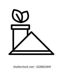 Outline Icon of Save Earth and Ecology, include leaf, tree, industry, nature, badge and more. editable file, easy to uses, line icon style.